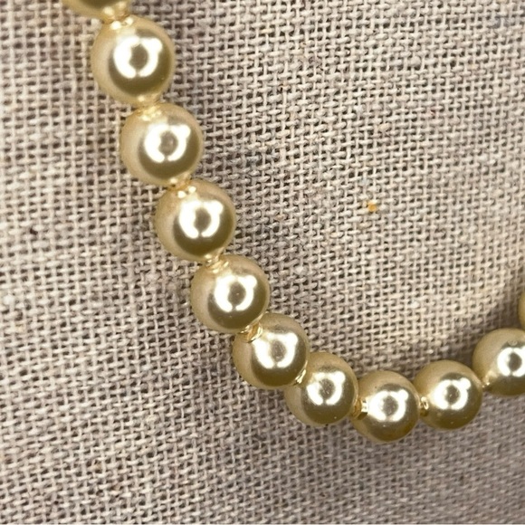 Vintage Pearl Necklace Retro Glam Pinup Wedding Ivory Cream - Picture 4 of 10